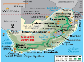 South Africa Map